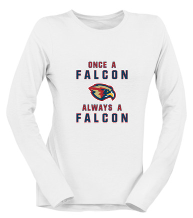 Pebblebrook Falcons Once A Women's LS T-Shirt
