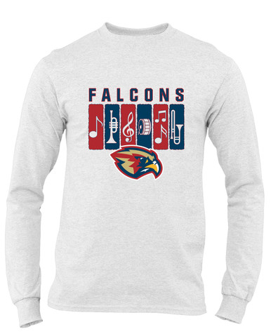 Pebblebrook Falcons Band # 2 Men's LS T-Shirt