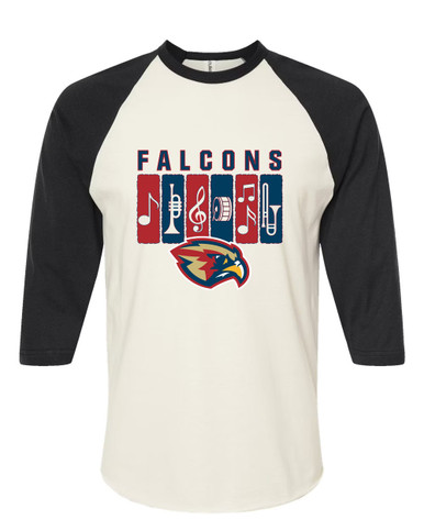 Pebblebrook Falcons Band # 2 Men's Baseball T-Shirt