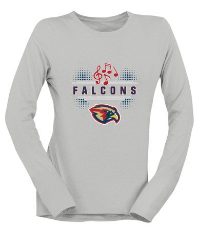 Pebblebrook Falcons Band # 3 Women's Premium LS T-Shirt