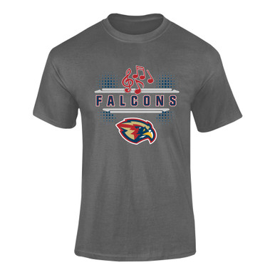 Pebblebrook Falcons Band # 3 Men's SS T-Shirt