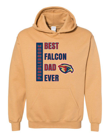 Pebblebrook Falcons Best Falcon Dad Men's Hoodie