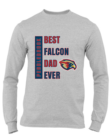 Pebblebrook Falcons Best Falcon Dad Men's Premium LS T-Shirt