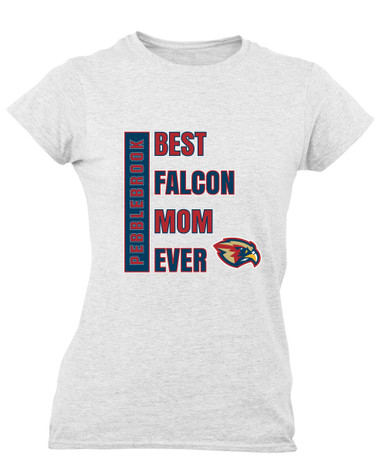 Pebblebrook Falcons Best Falcon Mom Women's Premium SS T-Shirt