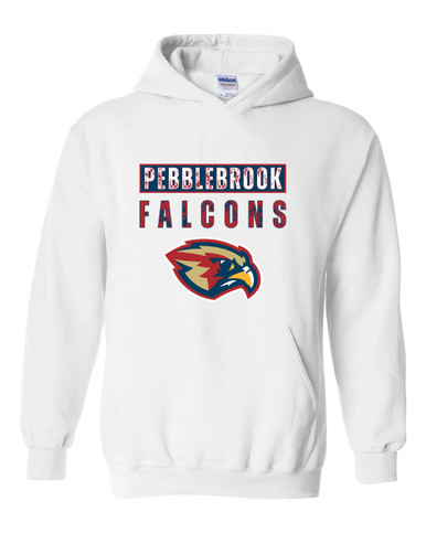 Pebblebrook Falcons Mascot #9 Men's Hoodie