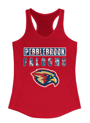 Pebblebrook Falcons Mascot #9 Women's Tank Top