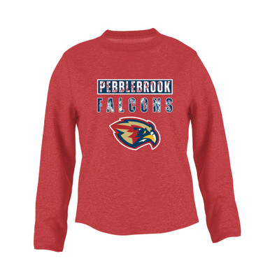 Pebblebrook Falcons Mascot #9 Women's Sweatshirt