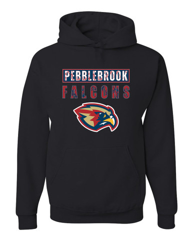 Pebblebrook Falcons Mascot #9 Men's Premium Hoodie