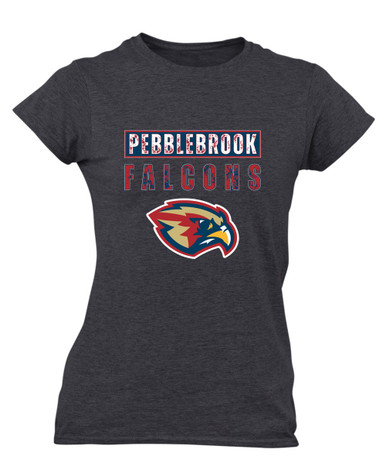 Pebblebrook Falcons Mascot #9 Women's Premium SS T-Shirt