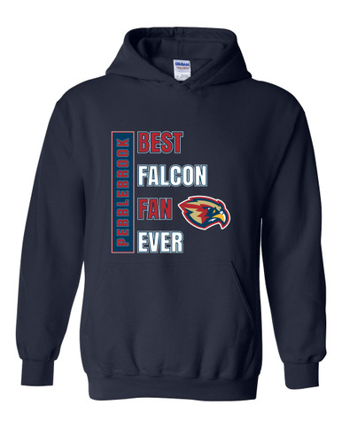 Pebblebrook Falcons Best Falcon Fan Men's Hoodie