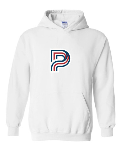 Pebblebrook Falcons P Script Mascot #1 Men's Hoodie