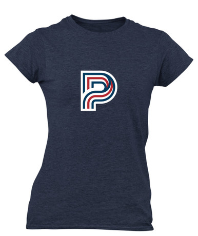 Pebblebrook Falcons P Script Mascot #1 Women's Premium SS T-Shirt