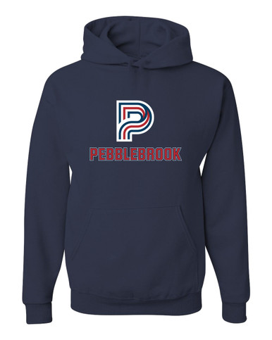 Pebblebrook Falcons P Script Mascot #2 Men's Premium Hoodie