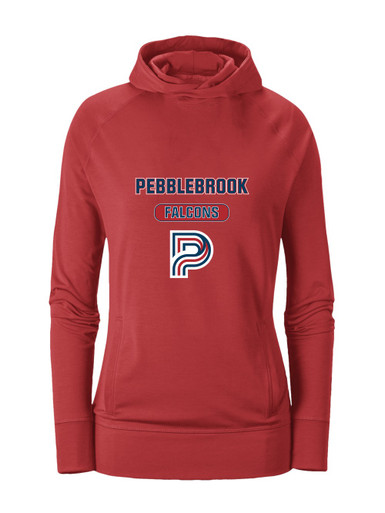 Pebblebrook Falcons P Script Mascot #3 Women's Hoodie
