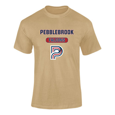 Pebblebrook Falcons P Script Mascot #3 Men's SS T-Shirt