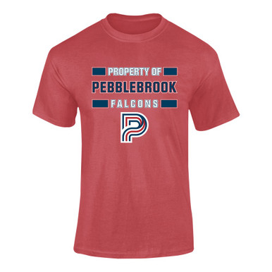 Pebblebrook Falcons P Script Property Of Men's Premium SS T-Shirt