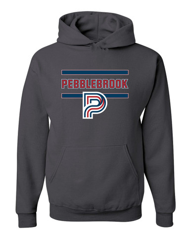 Pebblebrook Falcons P Script Mascot #4 Men's Premium Hoodie