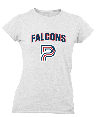 Pebblebrook Falcons P Script Mascot #6 Women's Premium SS T-Shirt