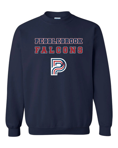 Pebblebrook Falcons P Script Spirit Men's Sweatshirt