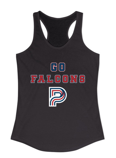 Pebblebrook Falcons P Script Go Team Women's Tank Top