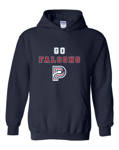 Pebblebrook Falcons P Script Go Team Men's Hoodie