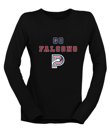 Pebblebrook Falcons P Script Go Team Women's Premium LS T-Shirt