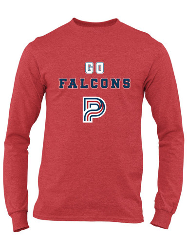 Pebblebrook Falcons P Script Go Team Men's LS T-Shirt