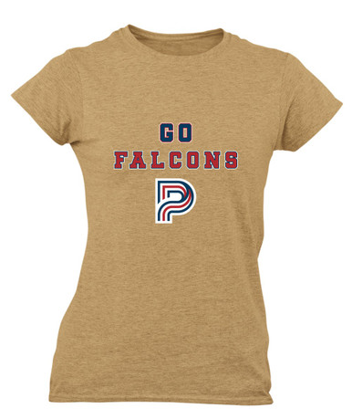 Pebblebrook Falcons P Script Go Team Women's Premium SS T-Shirt