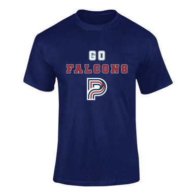 Pebblebrook Falcons P Script Go Team Men's Premium SS T-Shirt