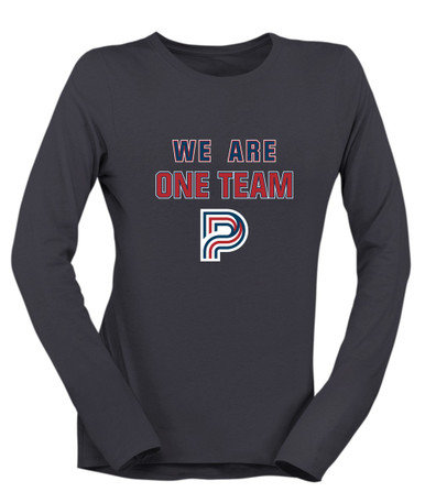 Pebblebrook Falcons P Script We Are One Team Women's Premium LS T-Shirt