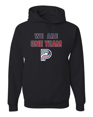 Pebblebrook Falcons P Script We Are One Team Men's Premium Hoodie