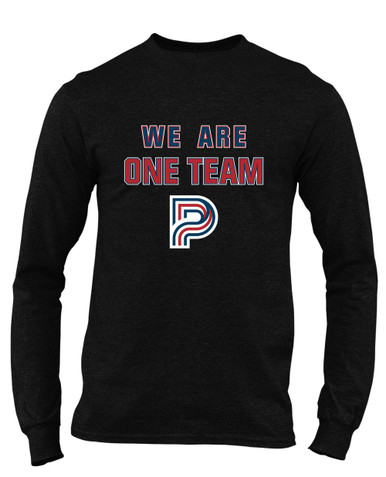 Pebblebrook Falcons P Script We Are One Team Men's Premium LS T-Shirt