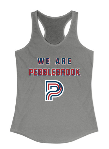 Pebblebrook Falcons P Script We Are Women's Tank Top