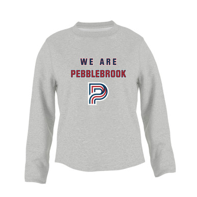 Pebblebrook Falcons P Script We Are Women's Sweatshirt