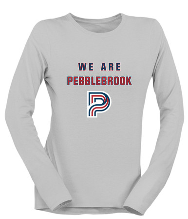 Pebblebrook Falcons P Script We Are Women's LS T-Shirt