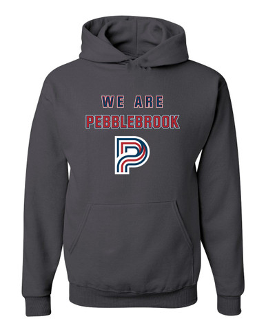 Pebblebrook Falcons P Script We Are Men's Premium Hoodie