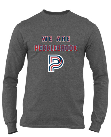 Pebblebrook Falcons P Script We Are Men's LS T-Shirt