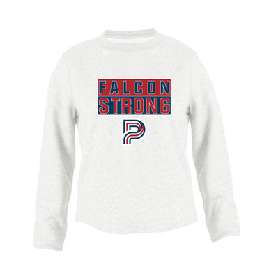 Pebblebrook Falcons P Script Strong #1 Women's Sweatshirt