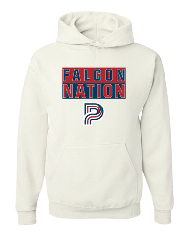 Pebblebrook Falcons P Script Nation #1 Men's Premium Hoodie