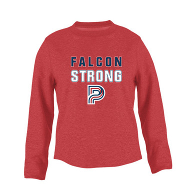 Pebblebrook Falcons P Script Strong #2 Women's Sweatshirt