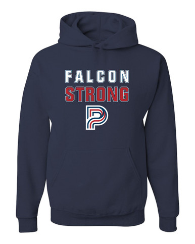 Pebblebrook Falcons P Script Strong #2 Men's Premium Hoodie