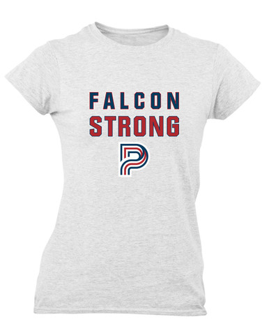 Pebblebrook Falcons P Script Strong #2 Women's Premium SS T-Shirt