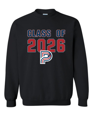 Pebblebrook Falcons P Script Class of 2026 Men's Sweatshirt