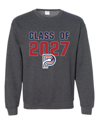 Pebblebrook Falcons P Script Class of 2027 Men's Sweatshirt