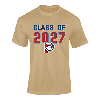 Pebblebrook Falcons P Script Class of 2027 Men's SS T-Shirt
