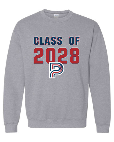 Pebblebrook Falcons P Script Class of 2028 Men's Sweatshirt