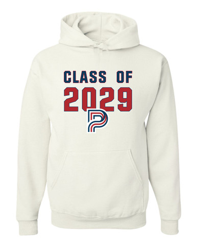Pebblebrook Falcons P Script Class of 2029 Men's Premium Hoodie