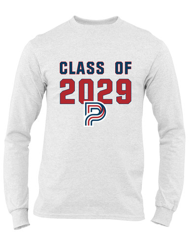 Pebblebrook Falcons P Script Class of 2029 Men's Premium LS T-Shirt