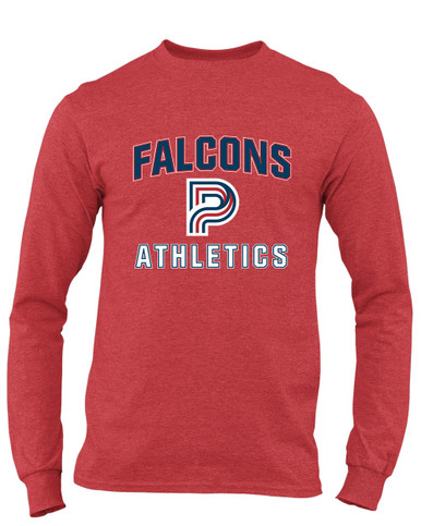 Pebblebrook Falcons P Script Athletics Men's LS T-Shirt