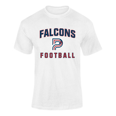 Pebblebrook Falcons P Script Football #1 Men's Premium SS T-Shirt